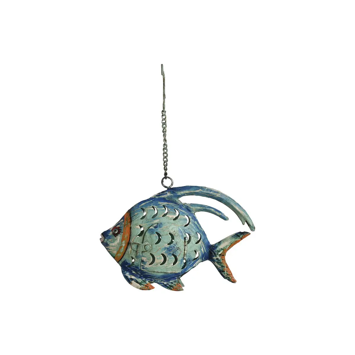 Statua Decorativa Home ESPRIT Pesce Mediterraneo 19 x 4 x 13 cm