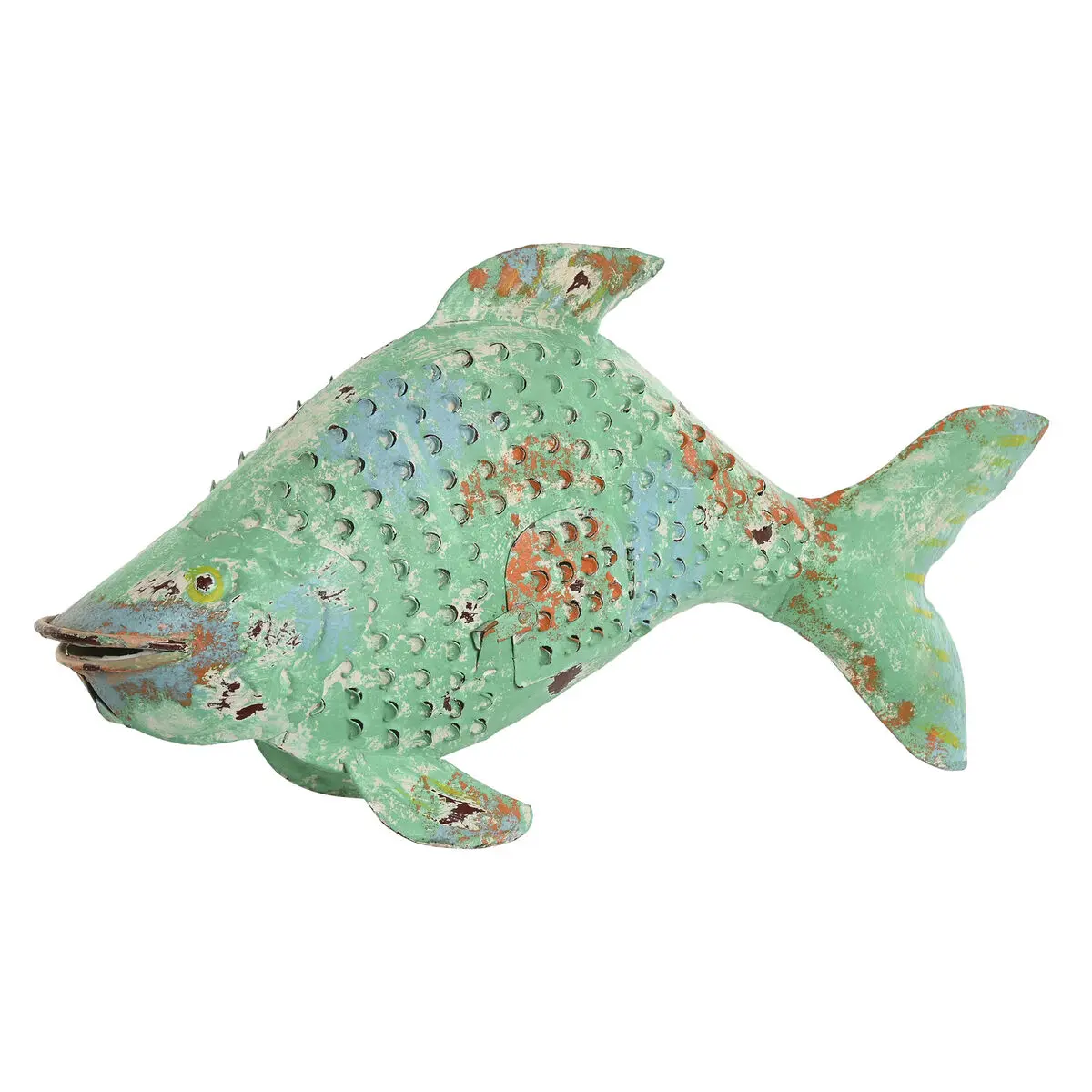 Statua Decorativa Home ESPRIT Pesce Mediterraneo 58 x 14 x 30 cm