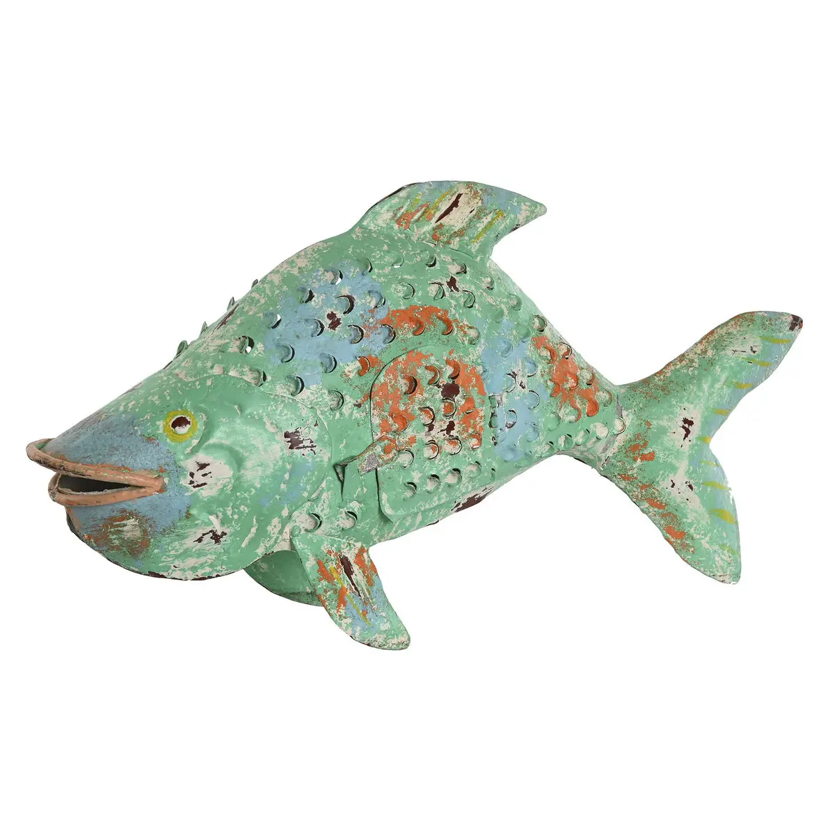 Statua Decorativa Home ESPRIT Pesce Mediterraneo 48 x 12 x 25 cm