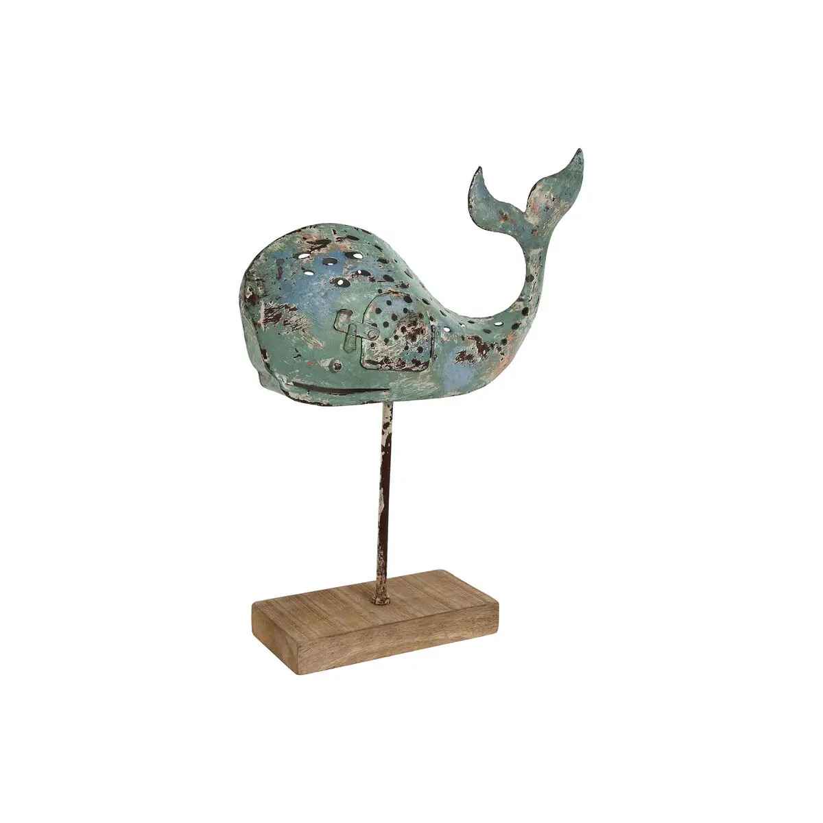 Statua Decorativa Home ESPRIT Balena Mediterraneo 35 x 10 x 43 cm