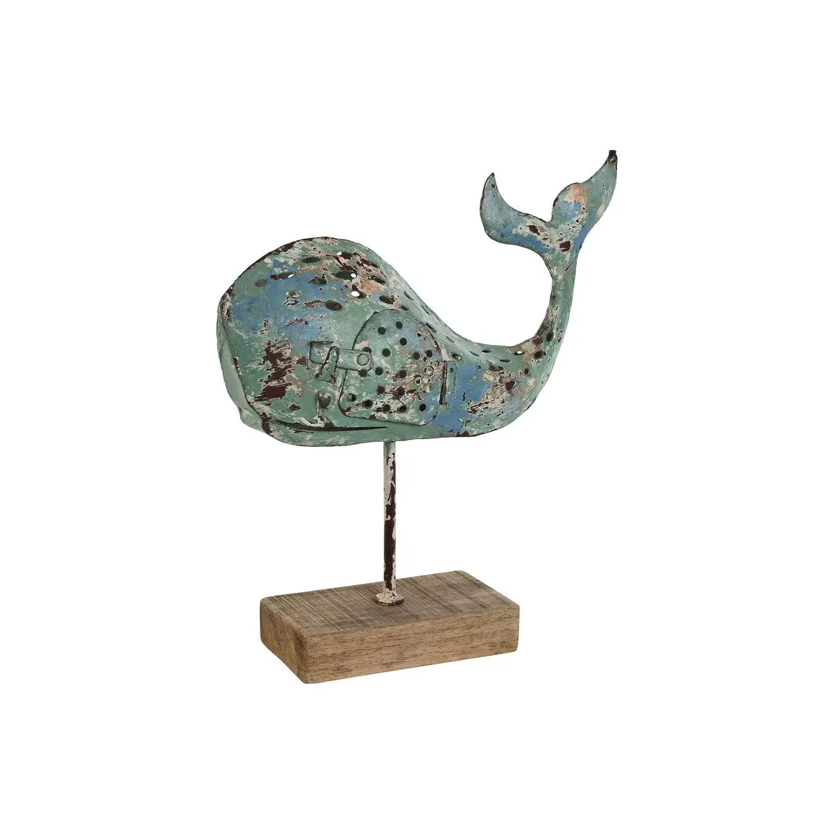 Statua Decorativa Home ESPRIT Balena Mediterraneo 29 x 8 x 32 cm