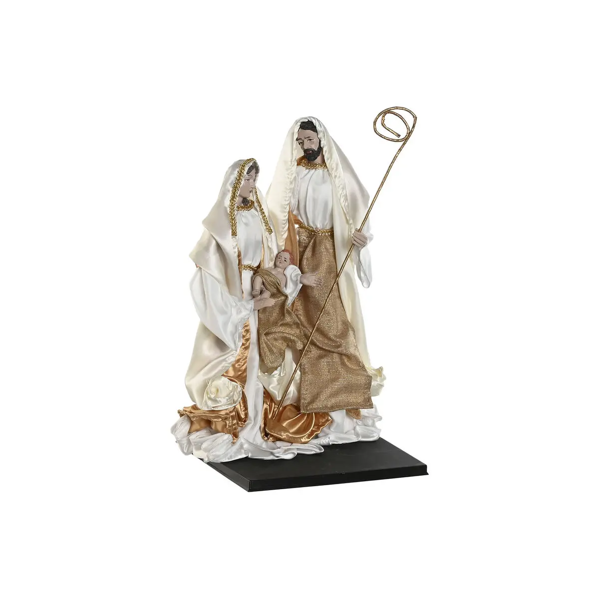 Presepe di Natale Home ESPRIT Bianco Dorato 27 x 24 x 40 cm