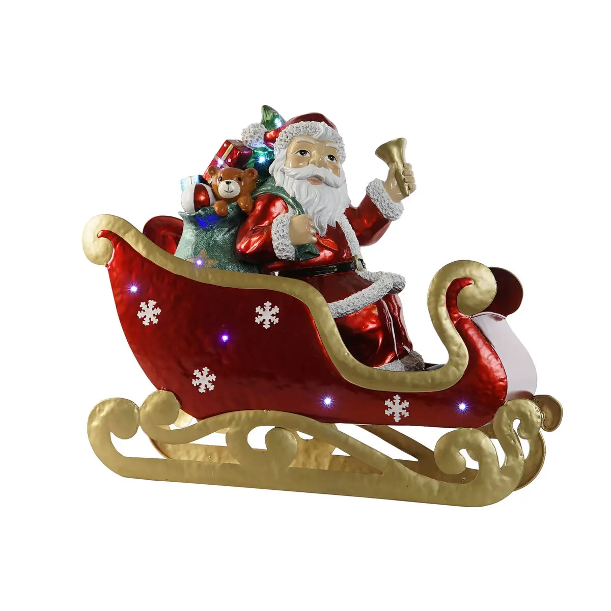 Decorazione Natalizia Home ESPRIT Rosso Multicolore Babbo Natale 64 x 26 x 60 cm