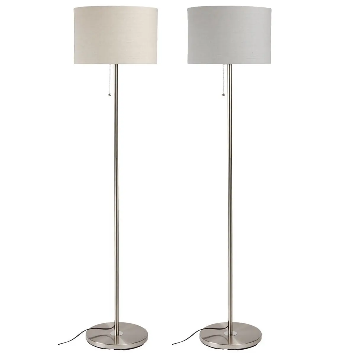 Lampada da Terra Home ESPRIT Metallo 40 x 40 x 150 cm (2 Unità)