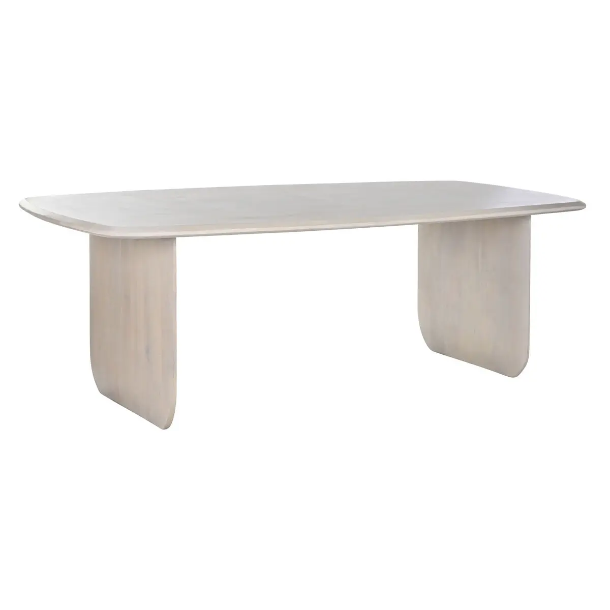 Tavolo da Pranzo Home ESPRIT Bianco Legno di mango 218 x 100 x 76 cm