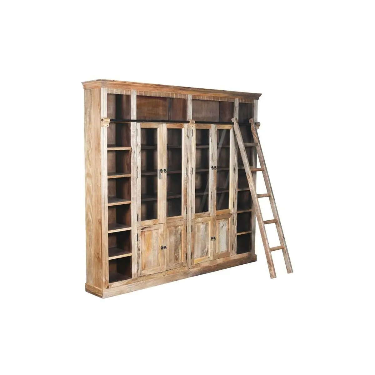 Scaffale Home ESPRIT Metallo Legno di mango 248 x 36 x 221 cm