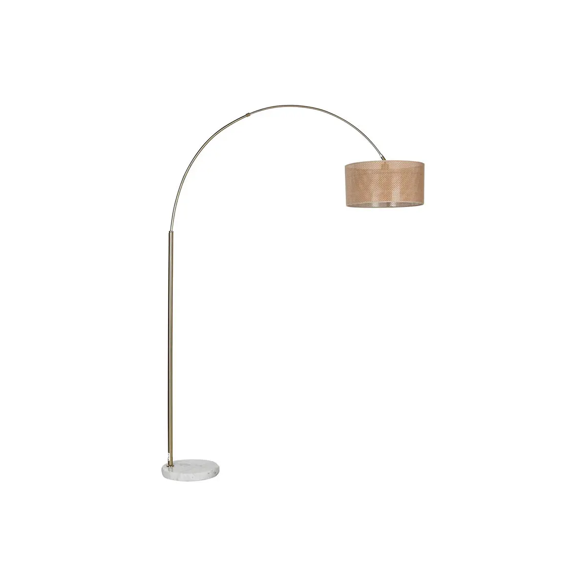 Lampada da Terra Home ESPRIT Bianco Naturale 50 W 220 V 126 x 40 x 193 cm