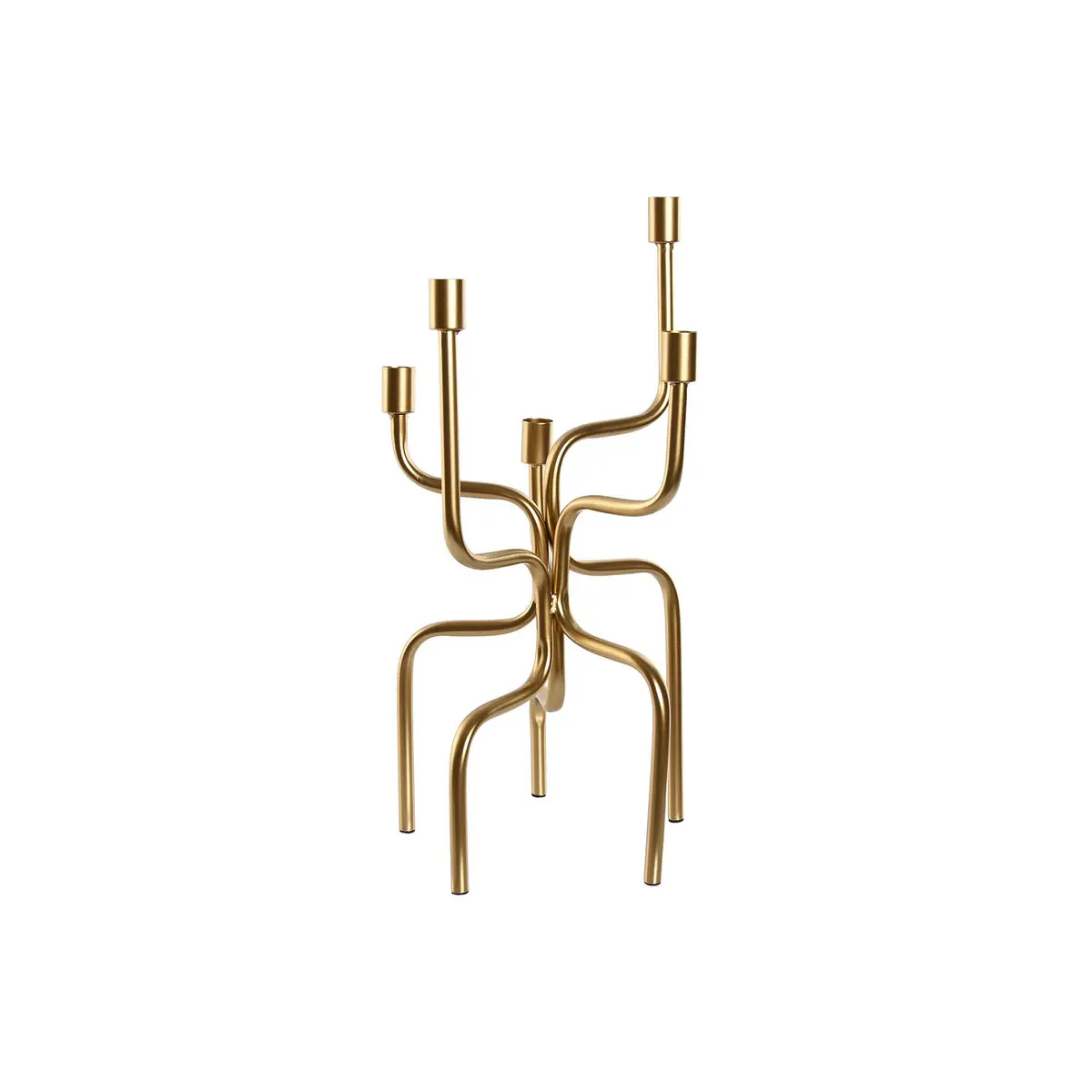 Candelabro Home ESPRIT Dorato Metallo 25 x 25 x 51 cm