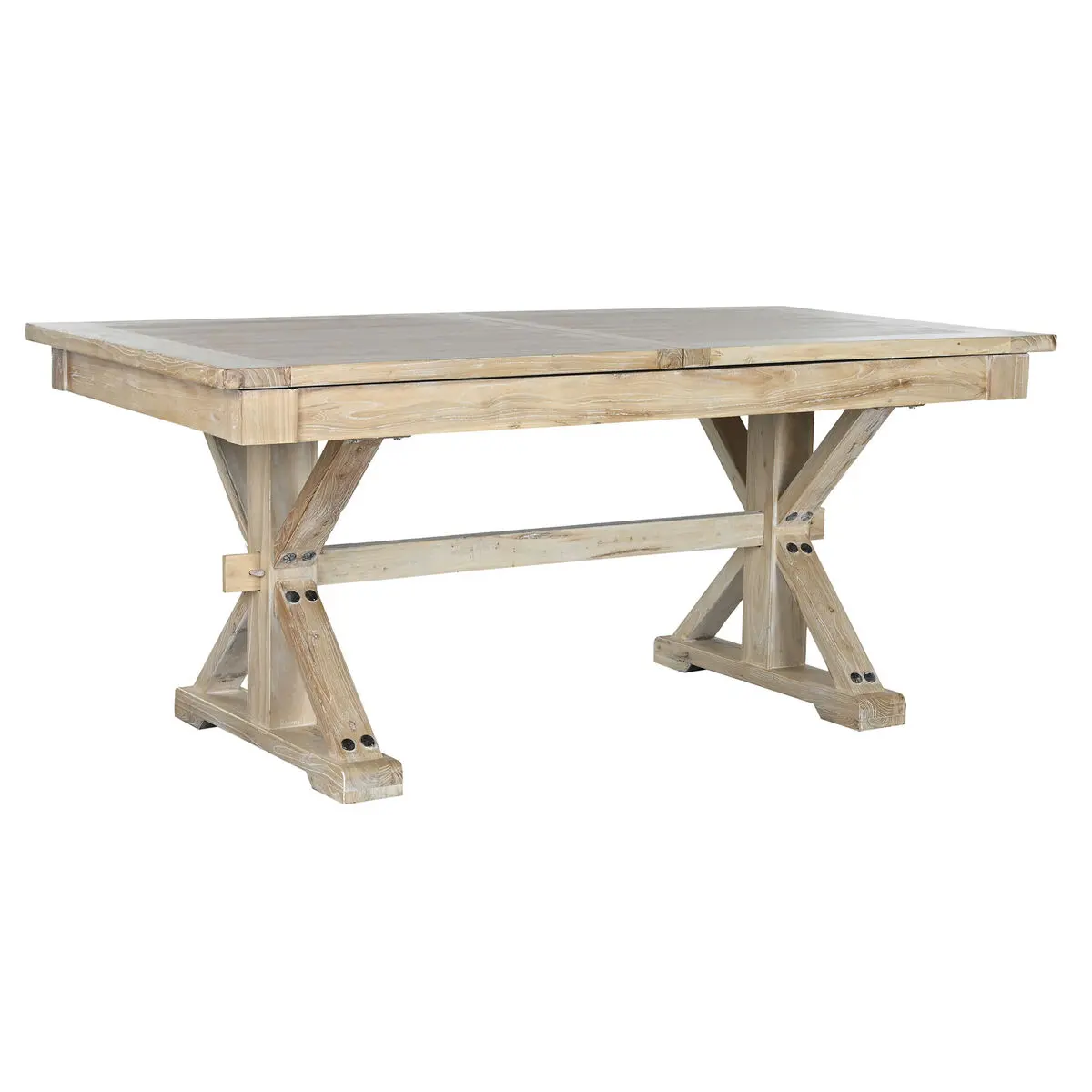 Tavolo da Pranzo Home ESPRIT Naturale Legno Riciclato Legno di olmo 180 x 90 x 76 cm