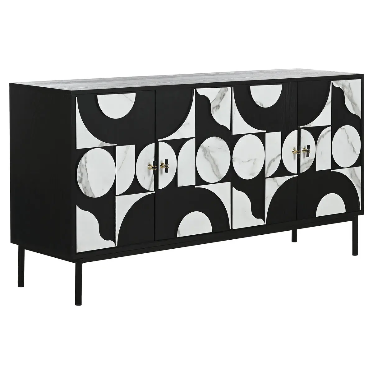 Credenza Home ESPRIT Metallo Abete 160 x 40 x 80 cm