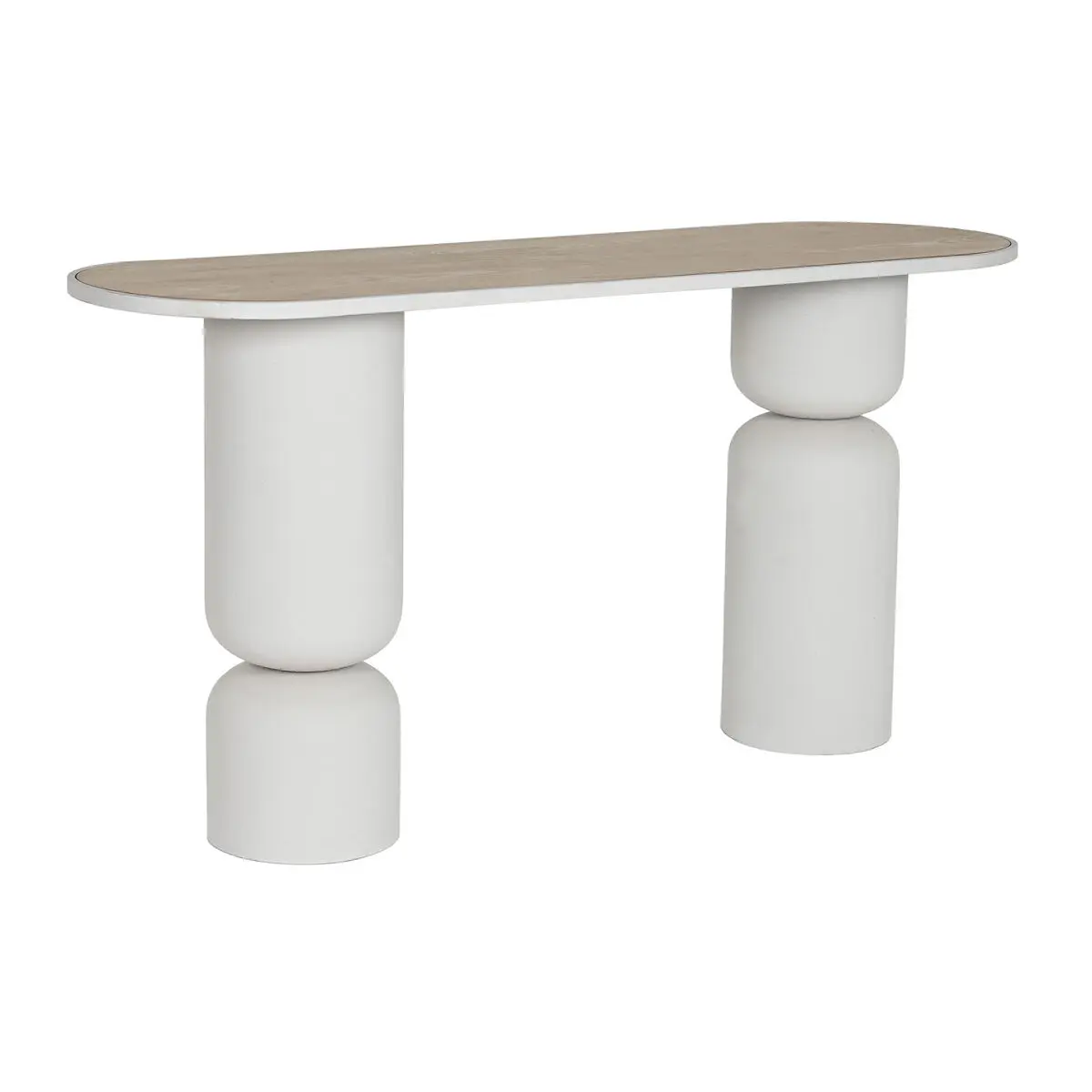 Console Home ESPRIT Bianco Metallo Legno MDF 150 x 45 x 77 cm