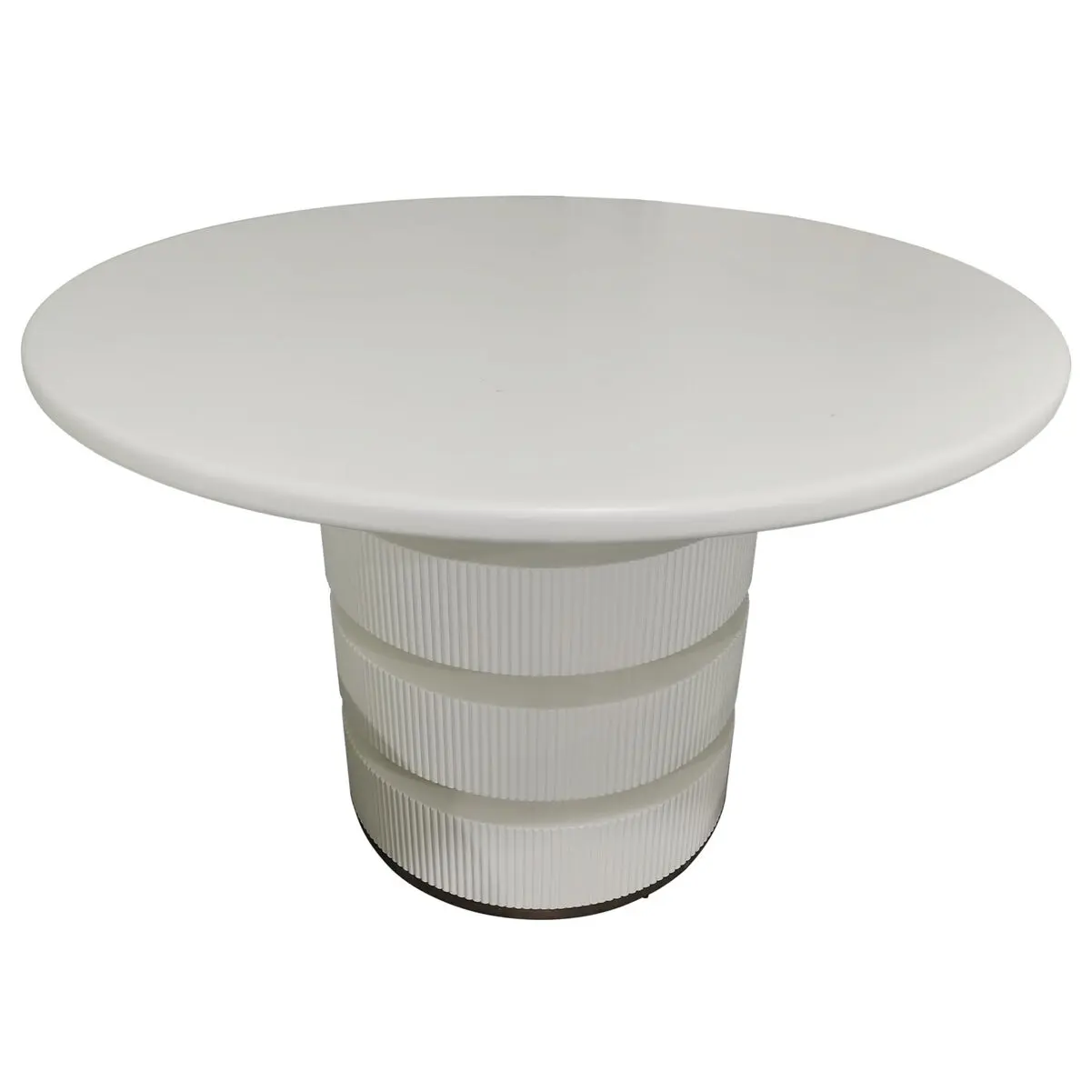 Tavolo da Pranzo Home ESPRIT Bianco Legno di abete Legno MDF 120 X 120 X 80 cm