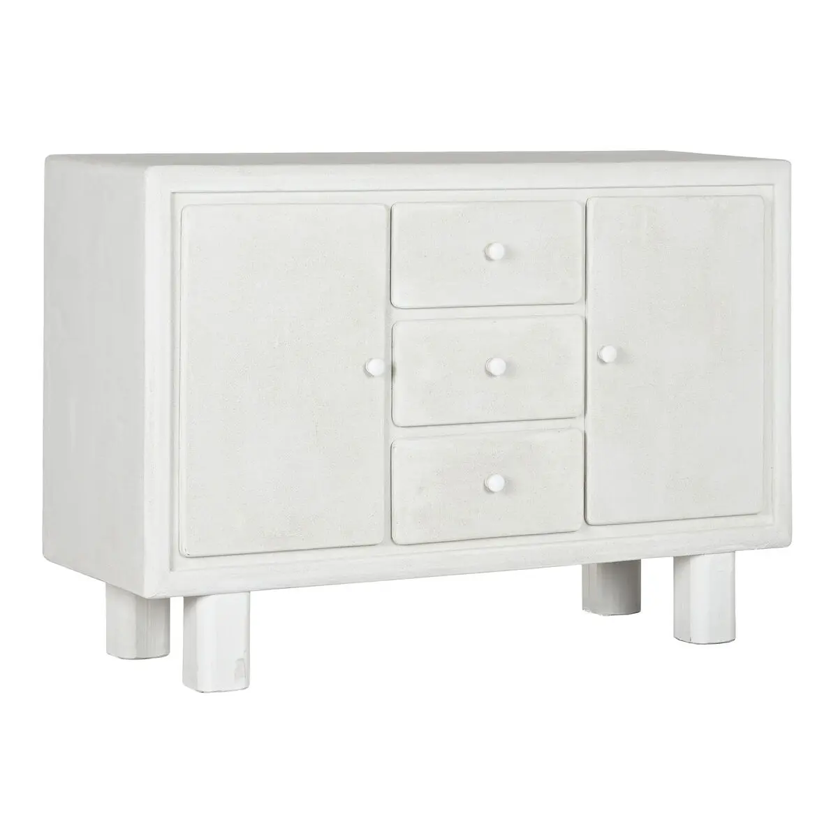 Credenza Home ESPRIT Bianco Abete Legno MDF 120 x 38 x 80 cm