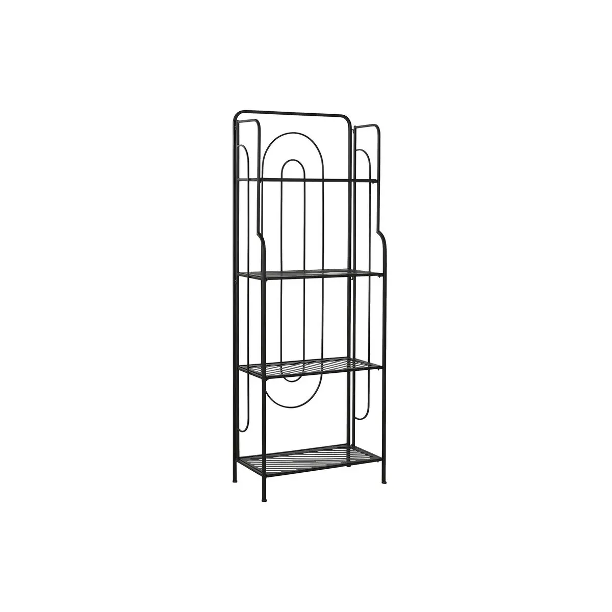 Scaffale Home ESPRIT Nero Metallo 60 x 27 x 160 cm