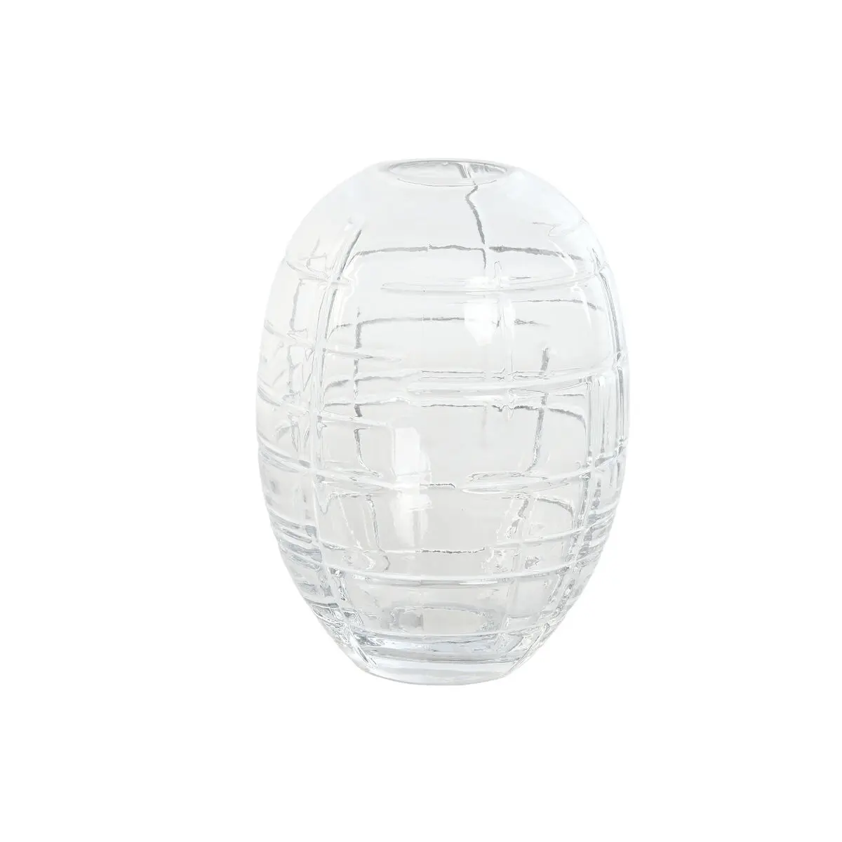 Vaso Home ESPRIT Trasparente Cristallo Moderno 12 x 12 x 17 cm