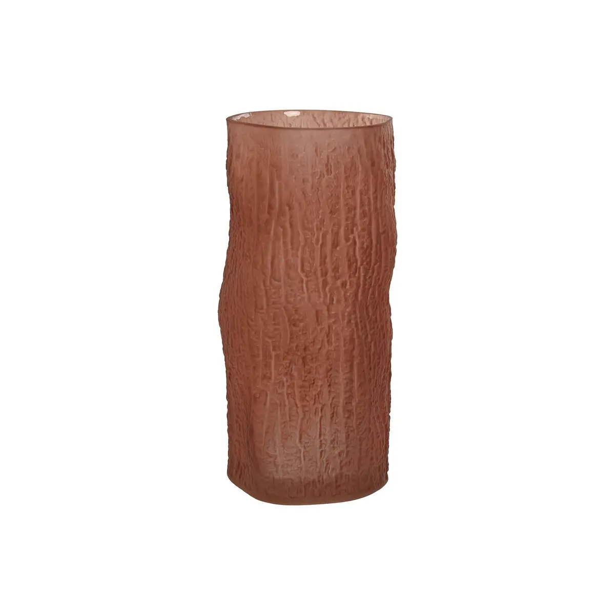 Vaso Home ESPRIT Terracotta Cristallo Moderno 14 x 14 x 31,5 cm