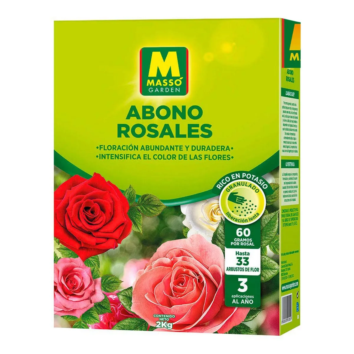 Fertilizzante non organico Massó 234113 Roseto 2 kg