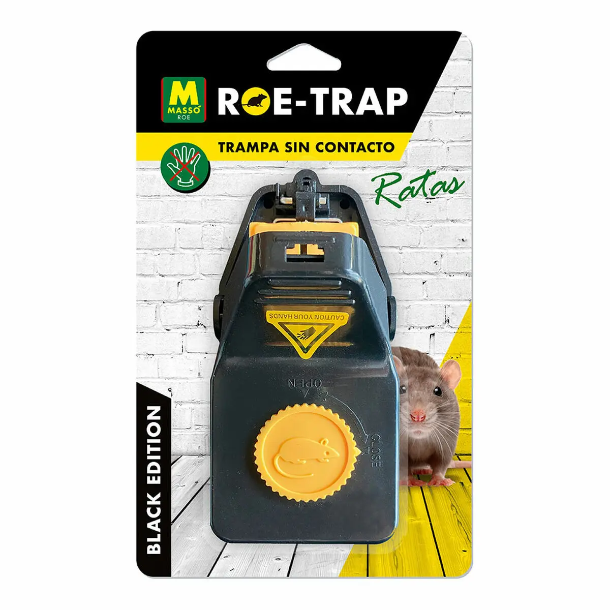 Trappola per topi Massó Roe-Trap Black Edition 231700 15,2 x 8 x 7,3 cm