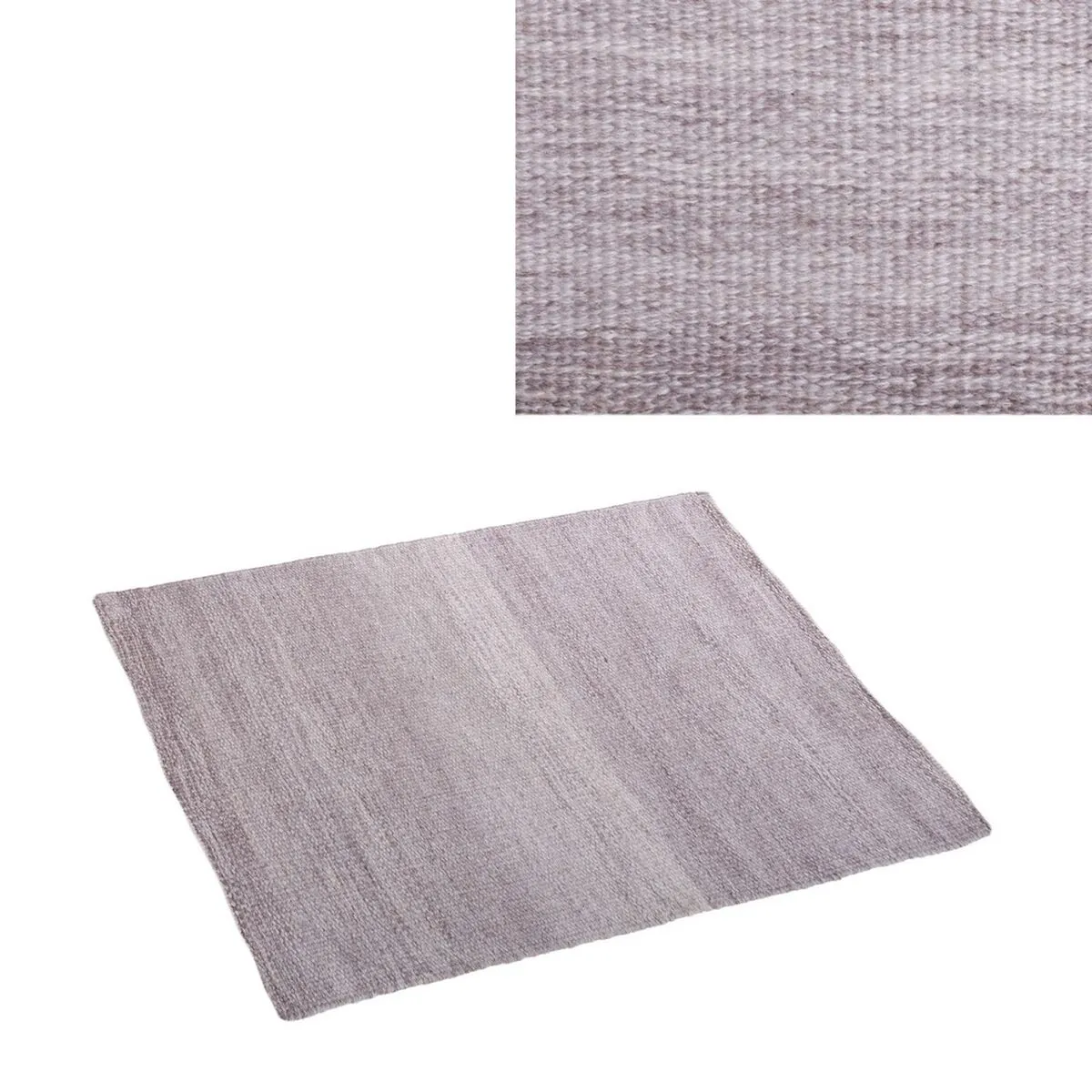 Tappeto per Esterni Goa 120 x 180 x 0,5 cm Grigio Pietra PET