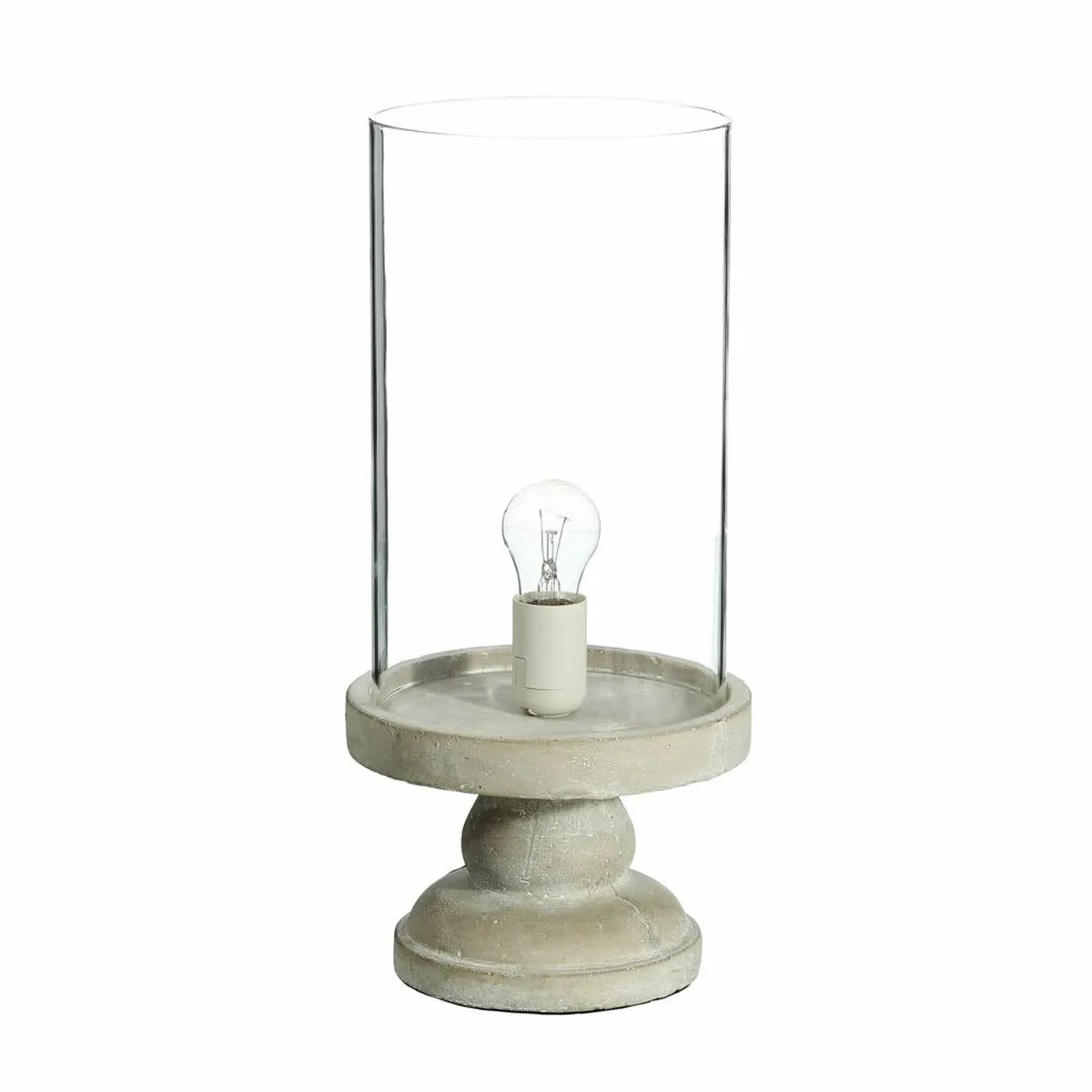 Lampada da tavolo LÁMPARAS INDUSTRIALES 20,5 x 20,5 x 43 cm Cristallo Grigio Cemento