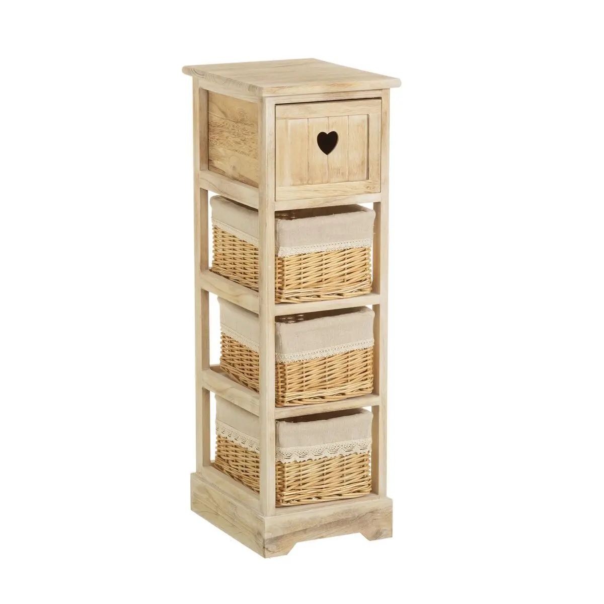 Cassettiera COUNTRY Naturale 26 x 32 x 81 cm