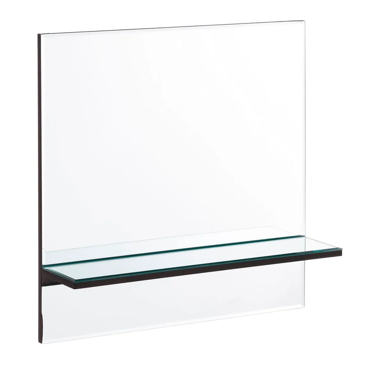 Specchio da parete 45 x 11 x 45 cm Cristallo Argento DMF