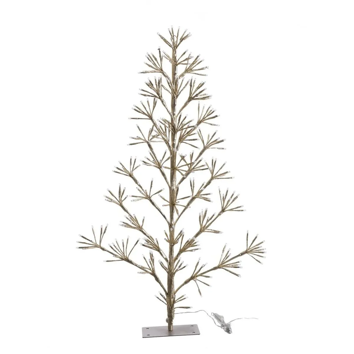 Albero di Natale Dorato Metallo Plastica 90 cm