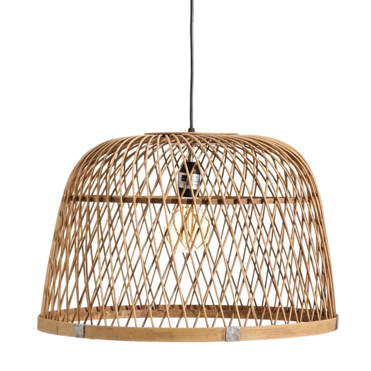 Lampadario 50 x 50 x 33 cm Naturale Bambù