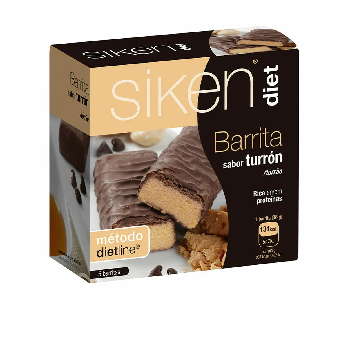 Barretta Energetica Siken Diet Torrone 5 Unità