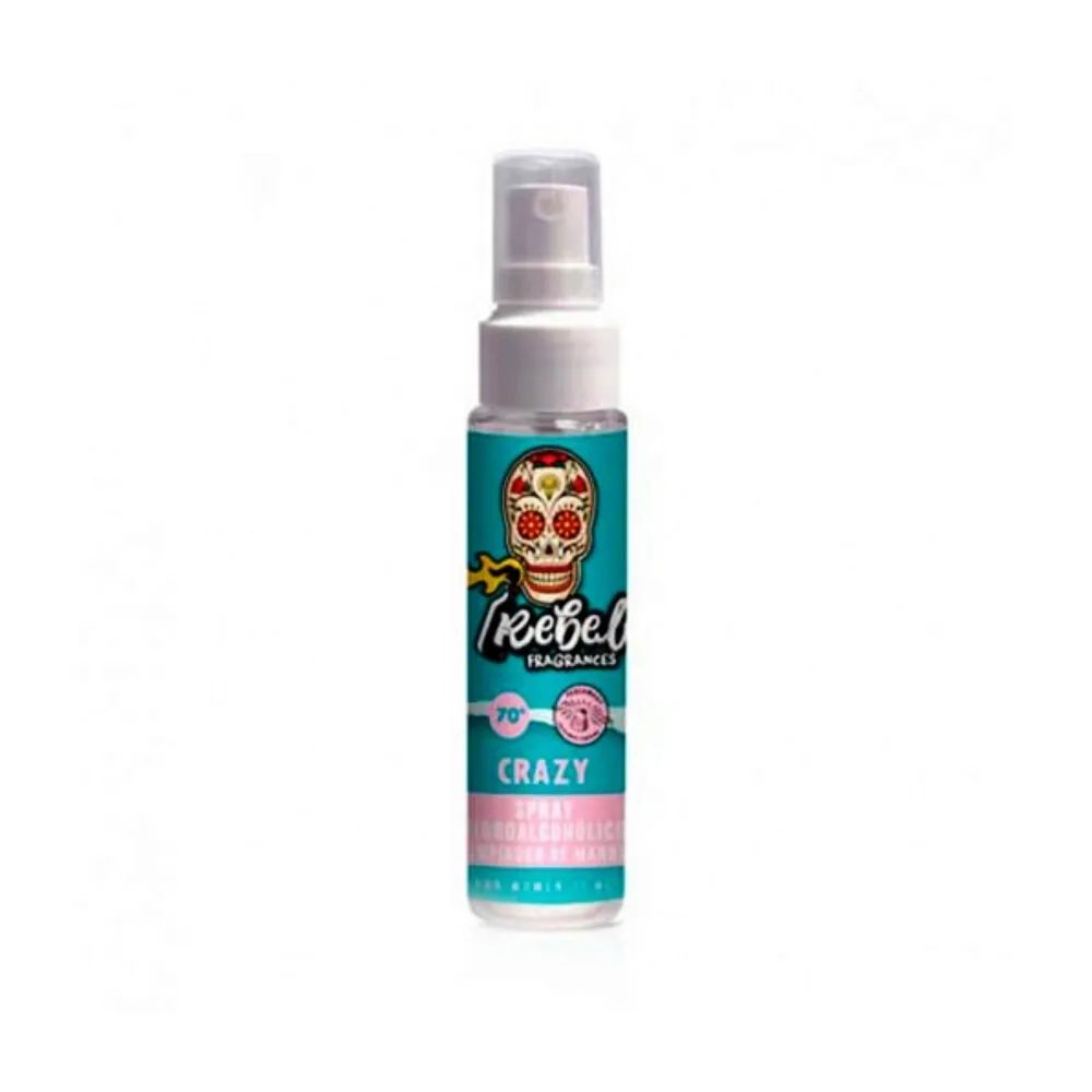 Lozione Igienizzante per Mani Rebel Crazy Spray (75 ml)