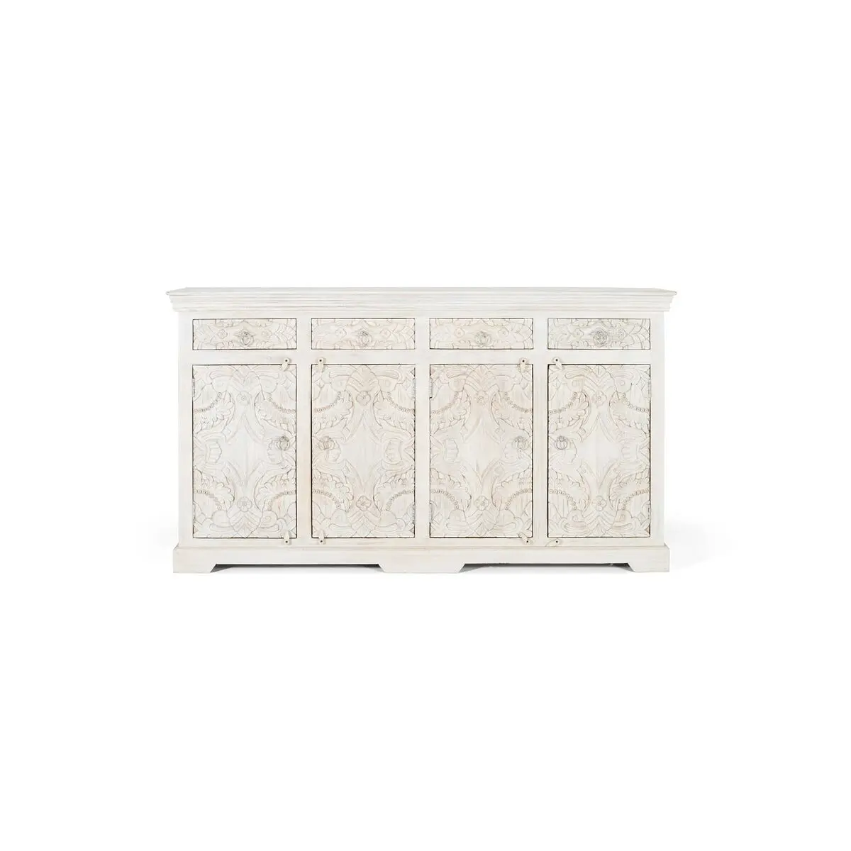 Credenza Alexandra House Living Bianco Legno di mango 180 x 100 x 40 cm