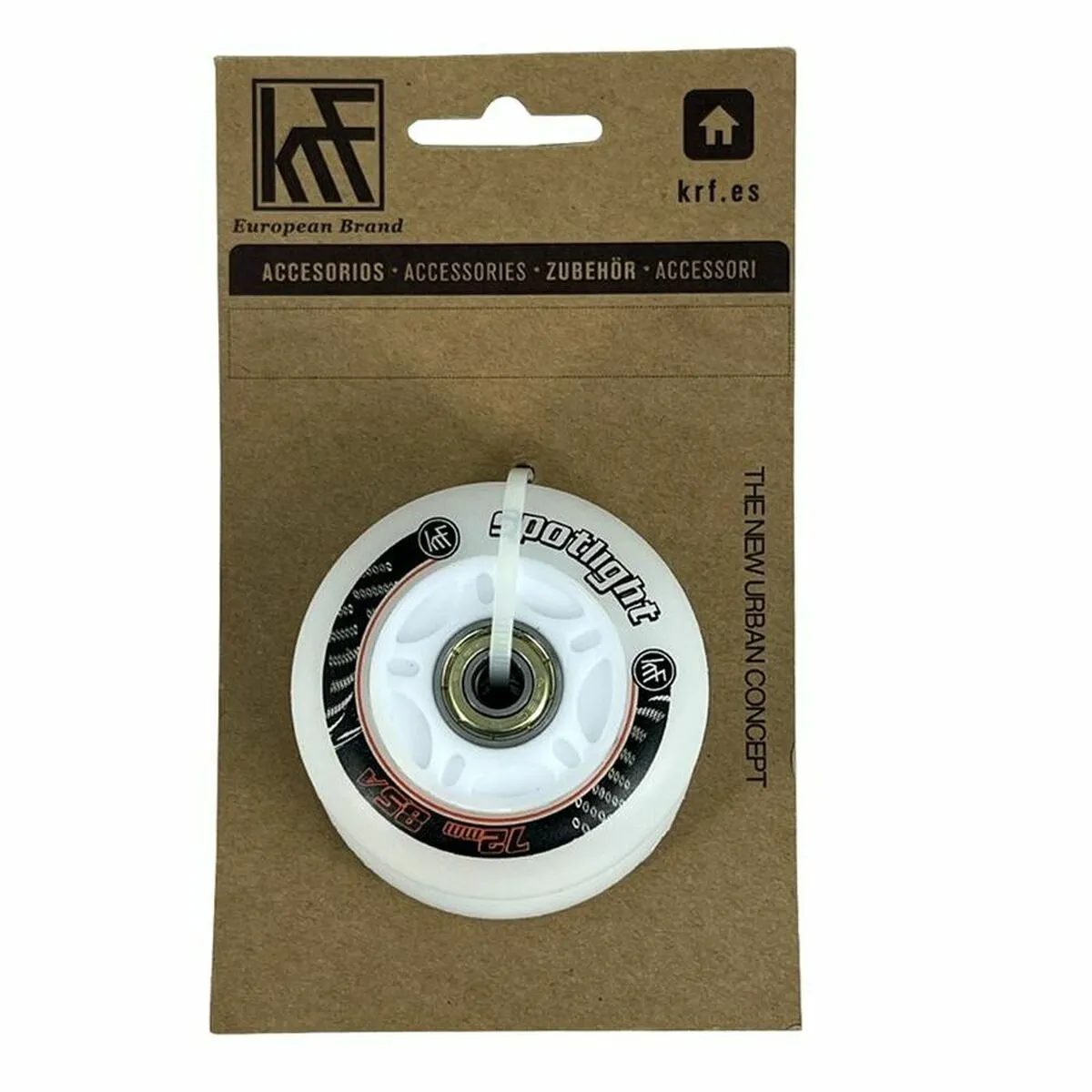 Ruote Spotlight LED KRF 72 MM Rosa