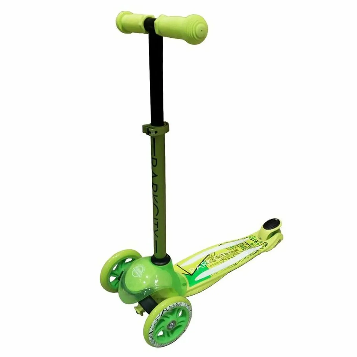 Monopattino Scooter Park City  Triscooter Kid Funk 3-6 anni Verde limone