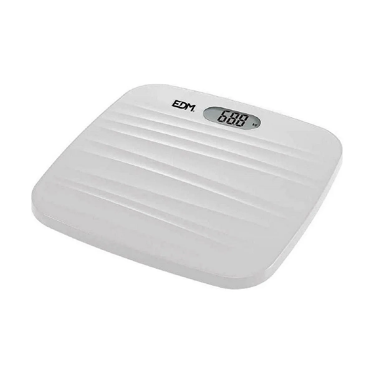 Bilancia Digitale da Bagno EDM Bianco polipropilene 180 kg (26 x 26 x 2 cm)