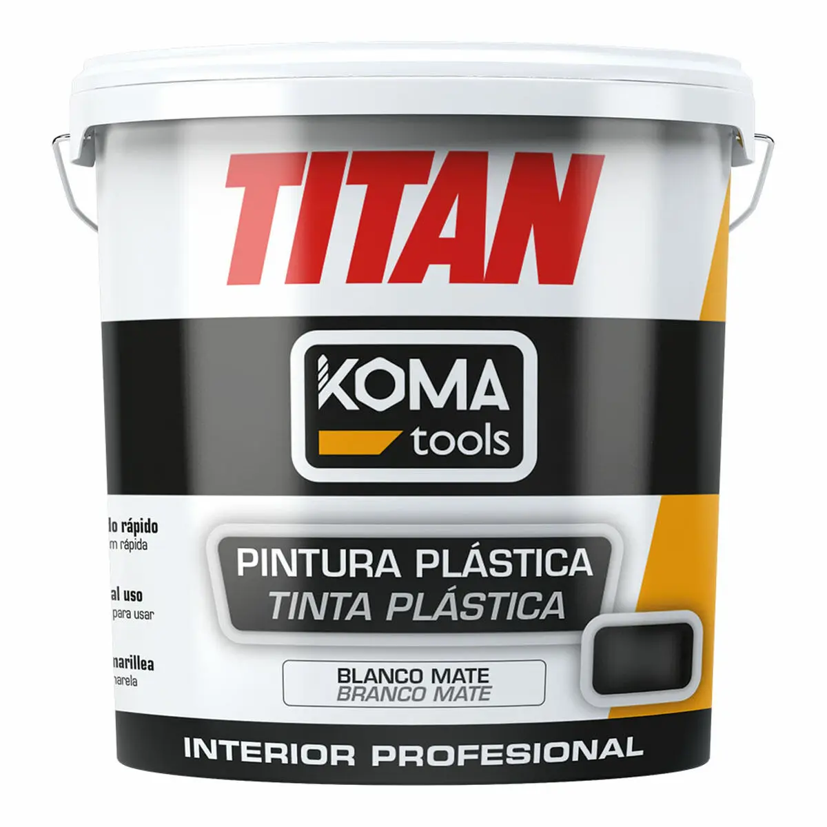 Vernice per plastica Koma Tools TITAN Bianco 5 kg