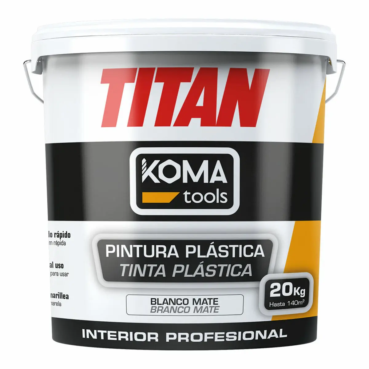 Vernice per plastica Koma Tools TITAN Bianco 20 kg