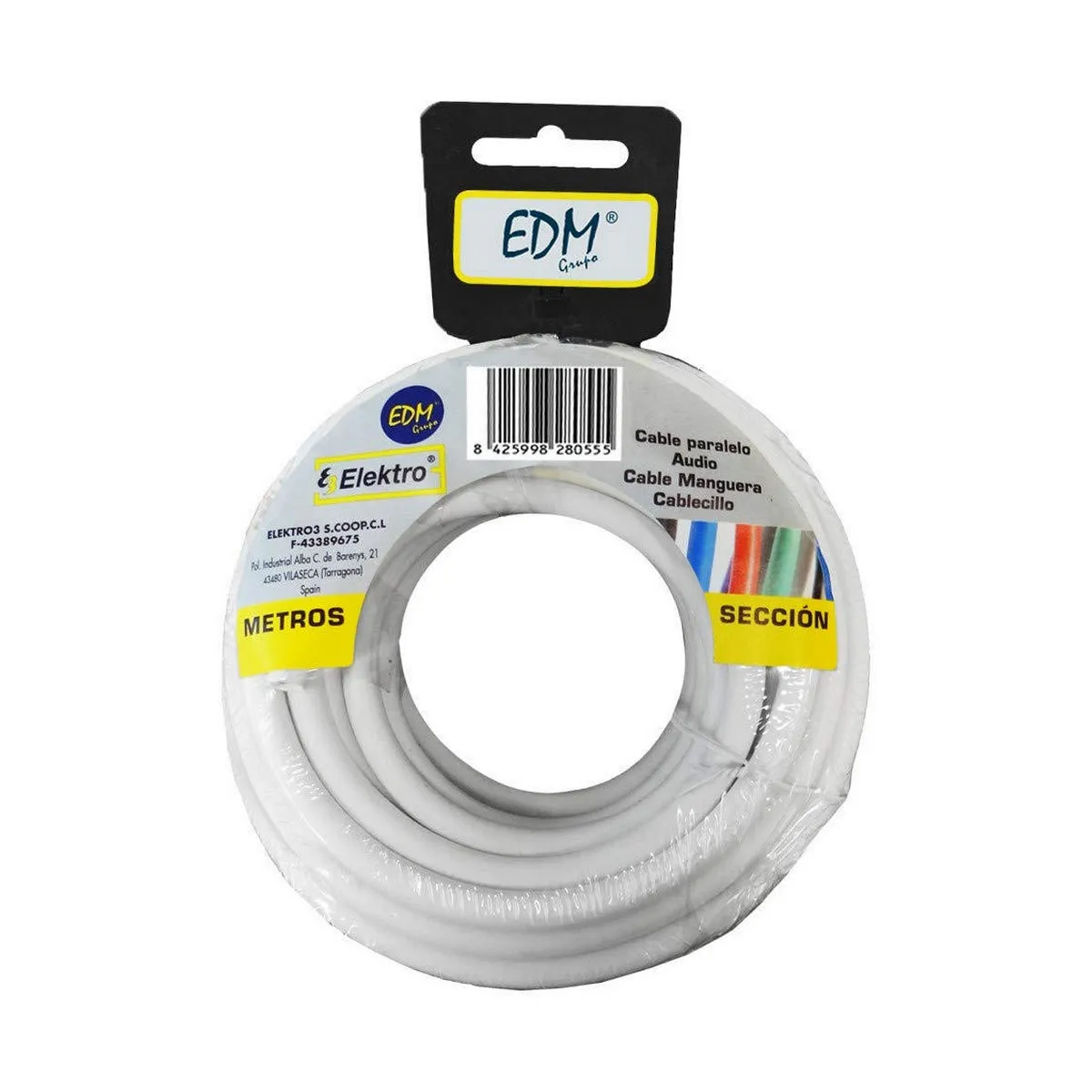 Cavo EDM 3 x 2,5 mm Bianco 20 m