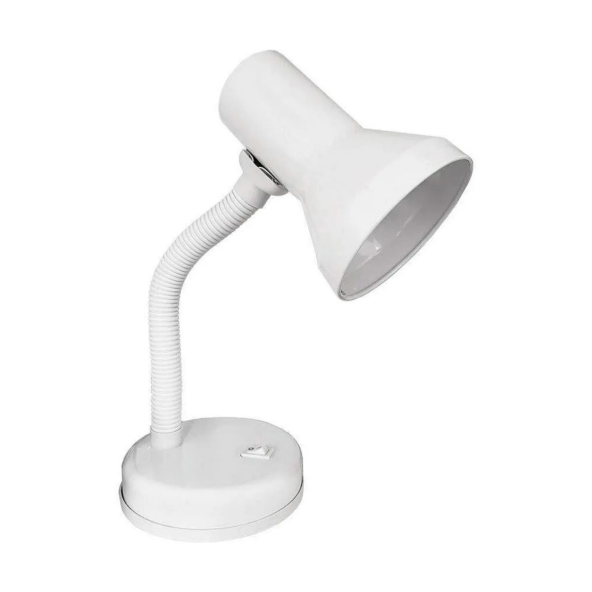 Lampada da scrivania EDM London E27 60 W Flexo/Lampada da scrivania Metallo Bianco (12,5 x 20 cm)