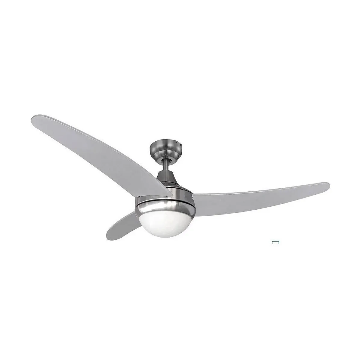 Ventilatore da Soffitto con Luce EDM Egeo 60 W Cromato