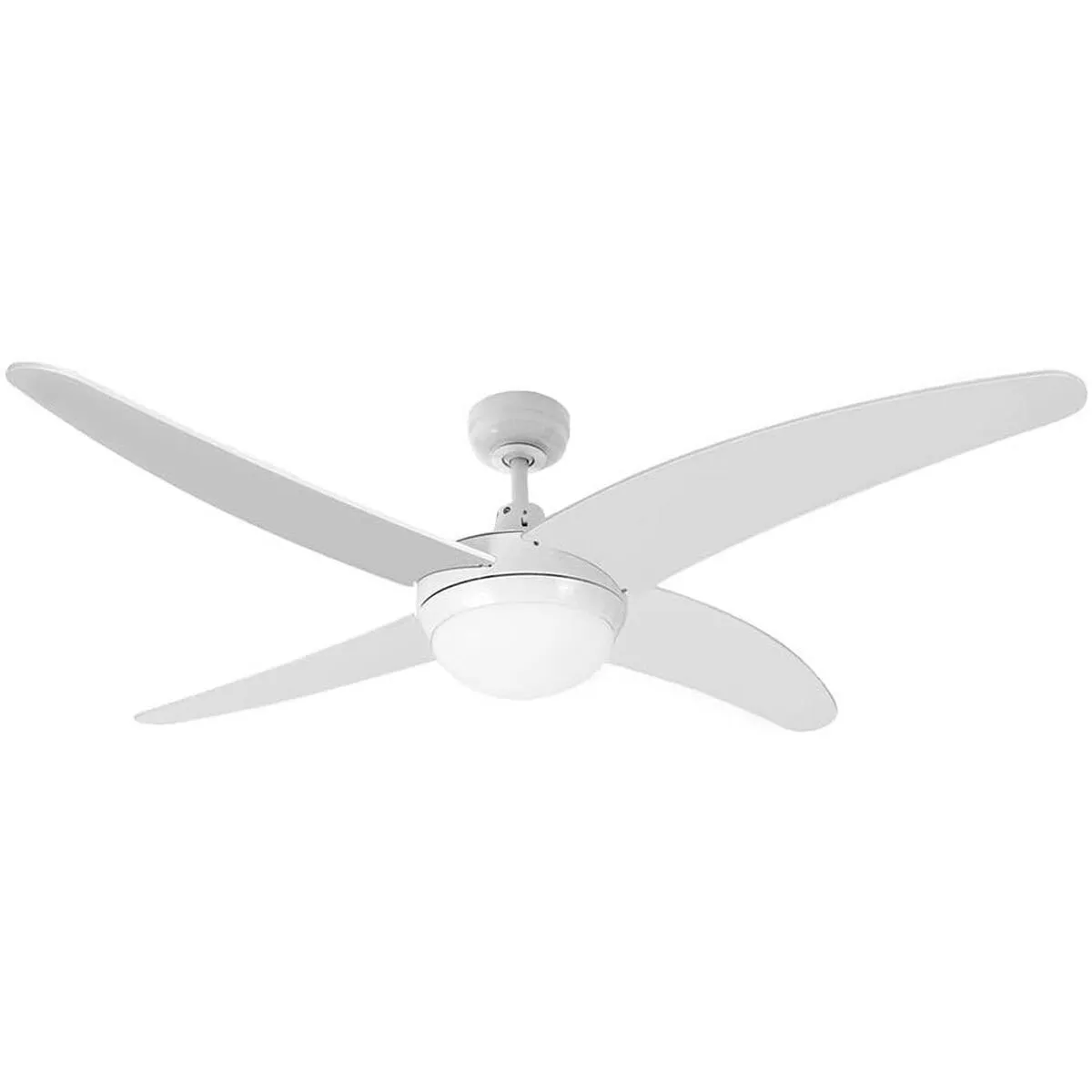 Ventilatore da Soffitto con Luce EDM Caspio Bianco 60 W