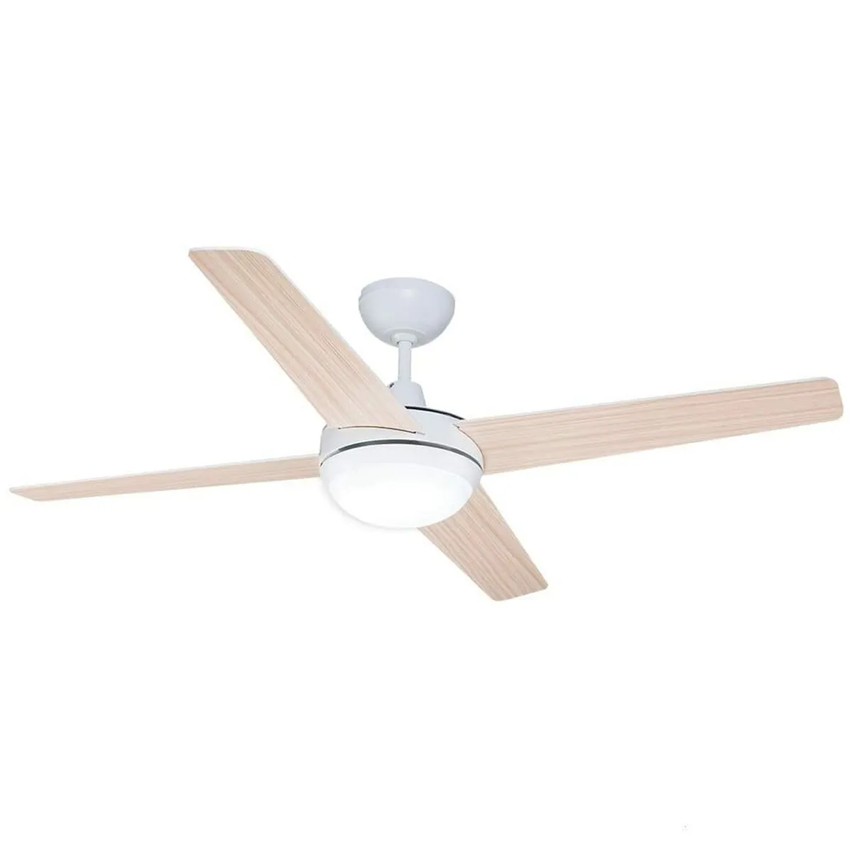 Ventilatore da Soffitto con Luce EDM Chukotka Bianco 28 W