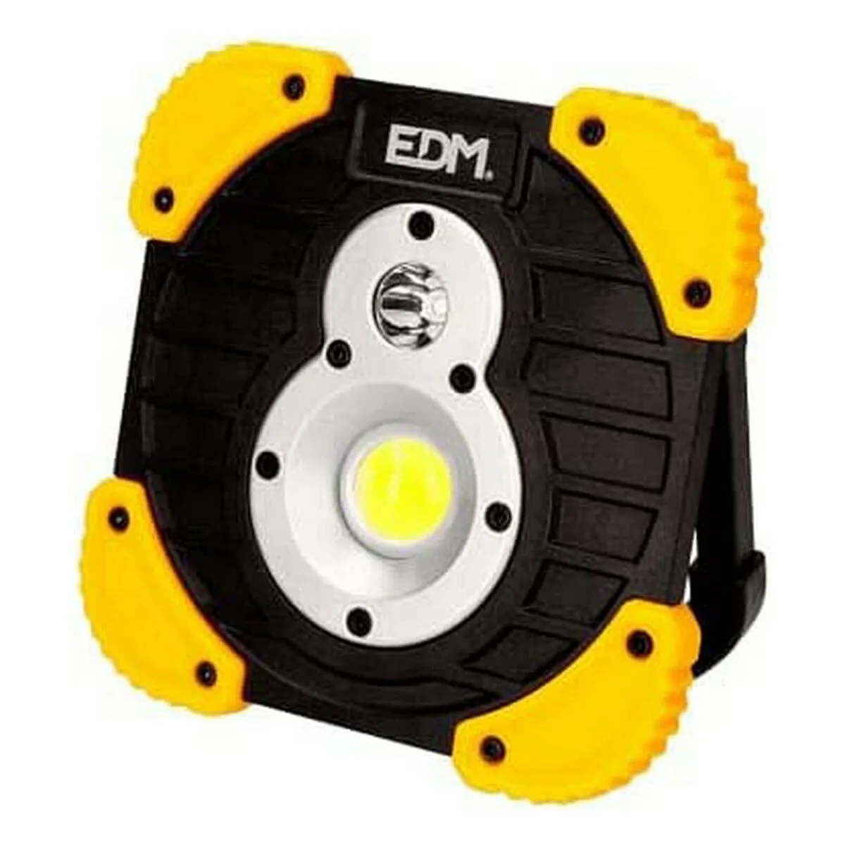 Torcia LED EDM XL Ricaricabile Faretto Giallo 2200 mAh 15 W 250 Lm 750 lm