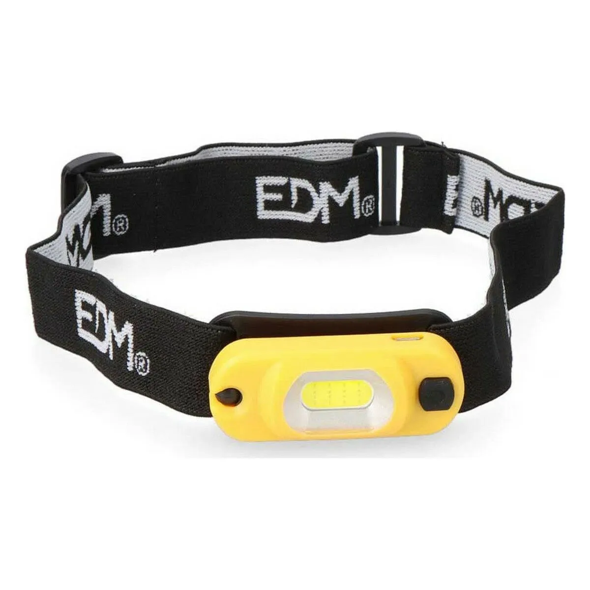 Torcia Frontale LED EDM Cob Giallo 1 W 100 Lm