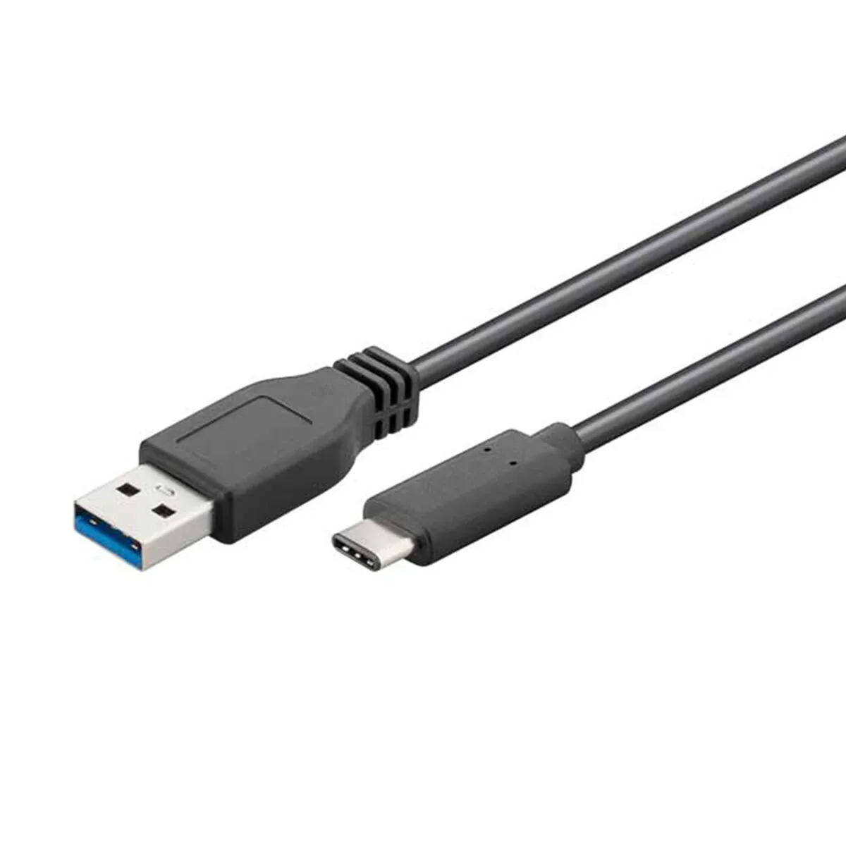 Cavo USB A con USB C EDM Nero 1 m