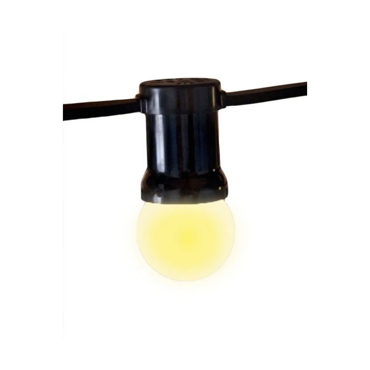 Ghirlanda di Luci LED EDM Nero E27 (15 m)