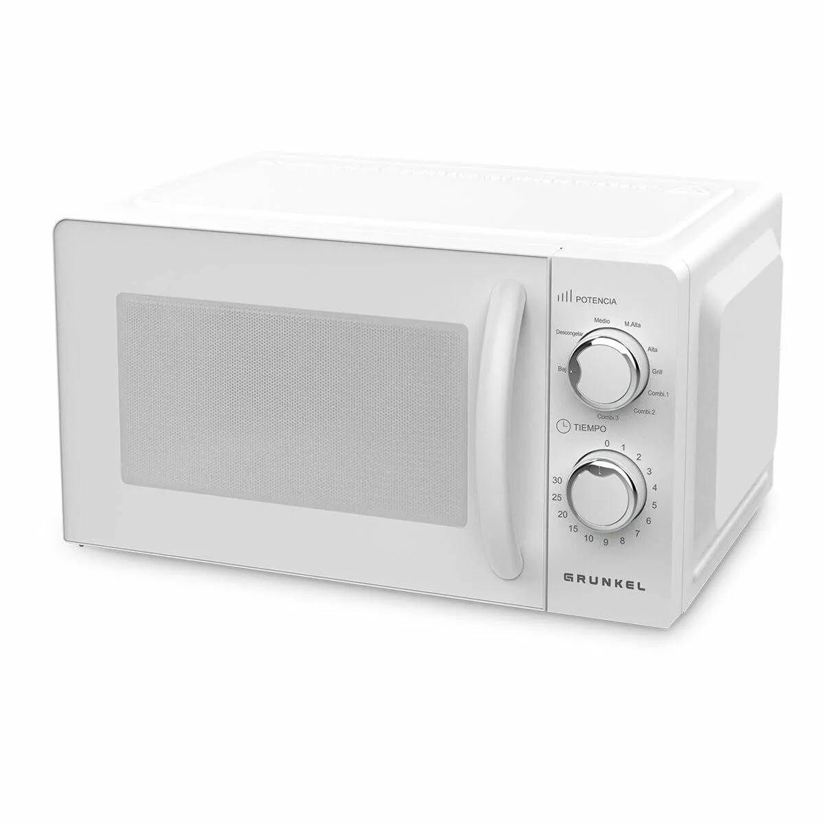 Microonde con Grill Grunkel Bianco 700 W 20 L