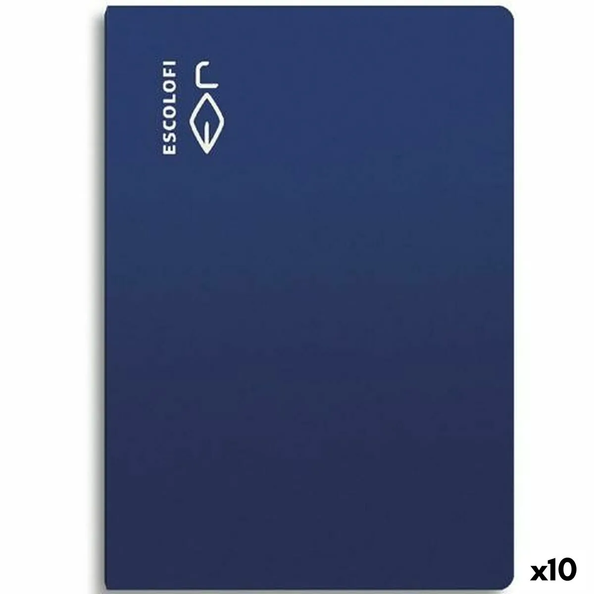 Agenda ESCOLOFI Azzurro A4 50 Fogli (10 Unità)