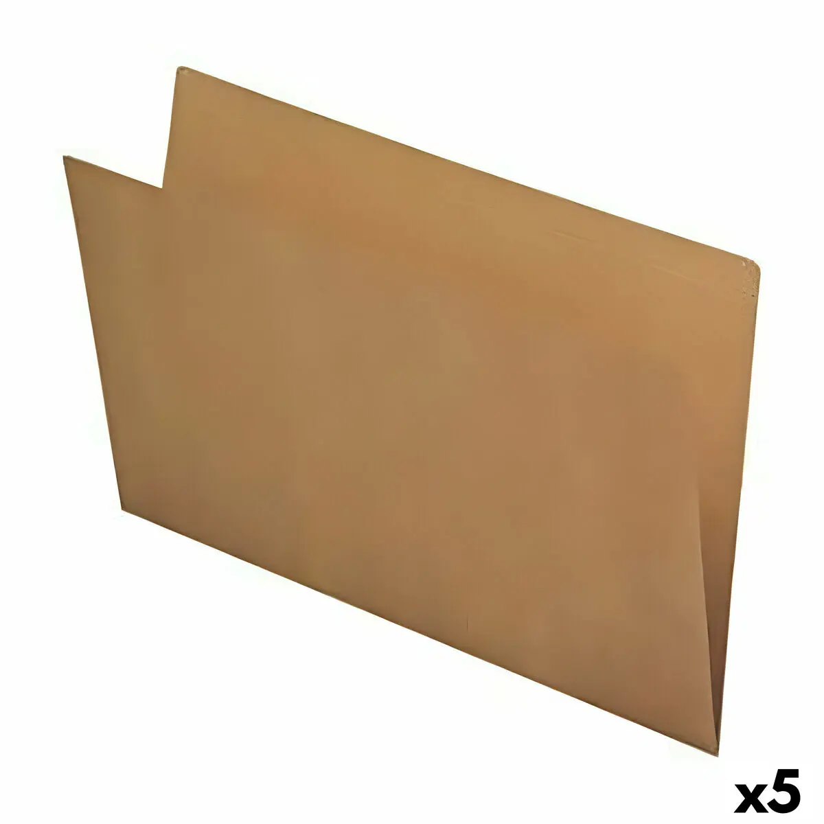 Set di sottocartelle FADE Kraft Eco Marrone A4 50 Pezzi (5 Unità)