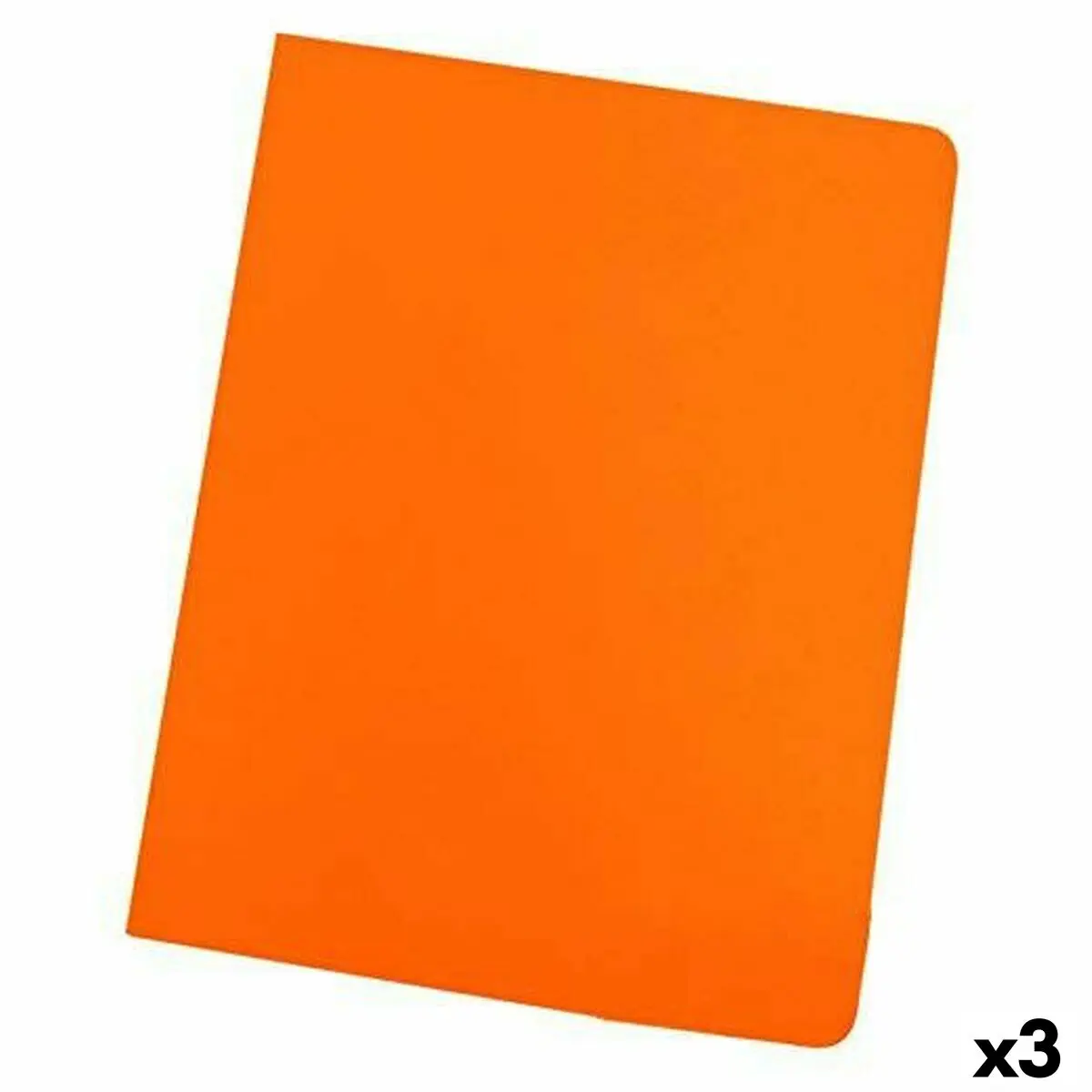 Set di sottocartelle Elba Arancio A4 50 Pezzi (3 Unità)