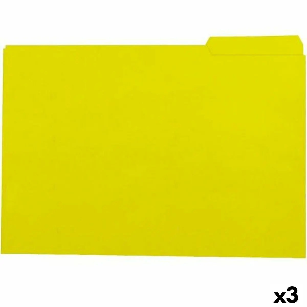 Set di sottocartelle Elba Giallo A4 50 Pezzi (3 Unità)